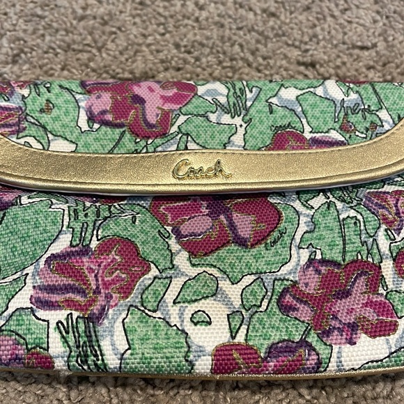Coach Accessories Coach Wristlet Floral Print Poshmark